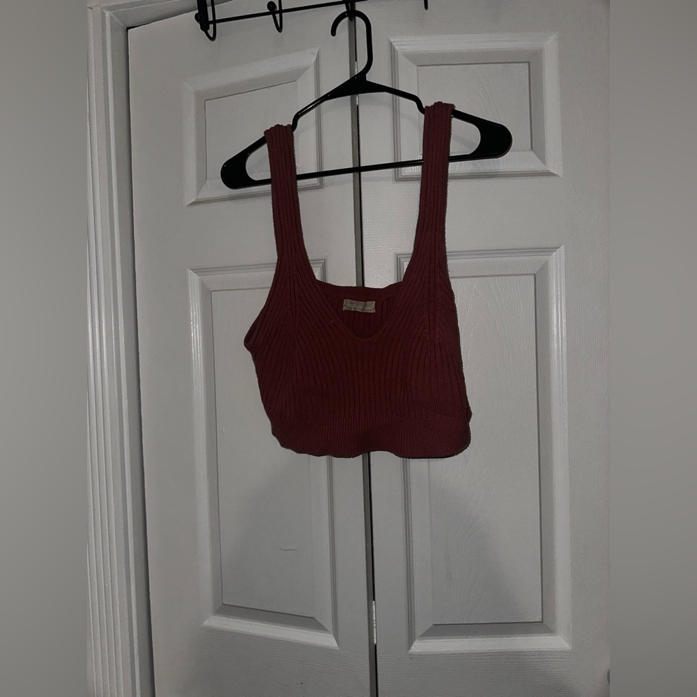 Cropped Sweater Tank